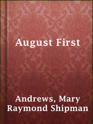 cover image of August First